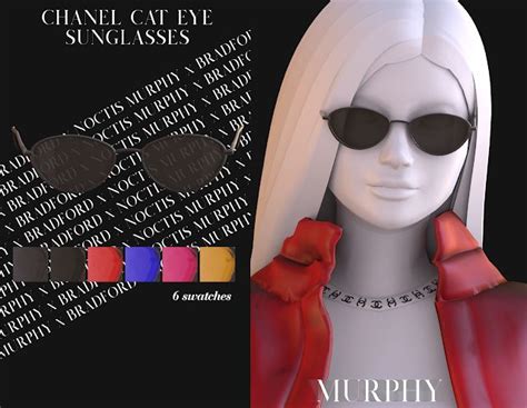 sims 4 Chanel sunglasses cc